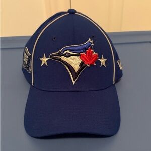 Vintage 2019 All Star Game New Era Blue Jays Blue & White 39THIRTY Cap Size S/M